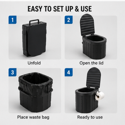 Road Relief™ Portable Toilet